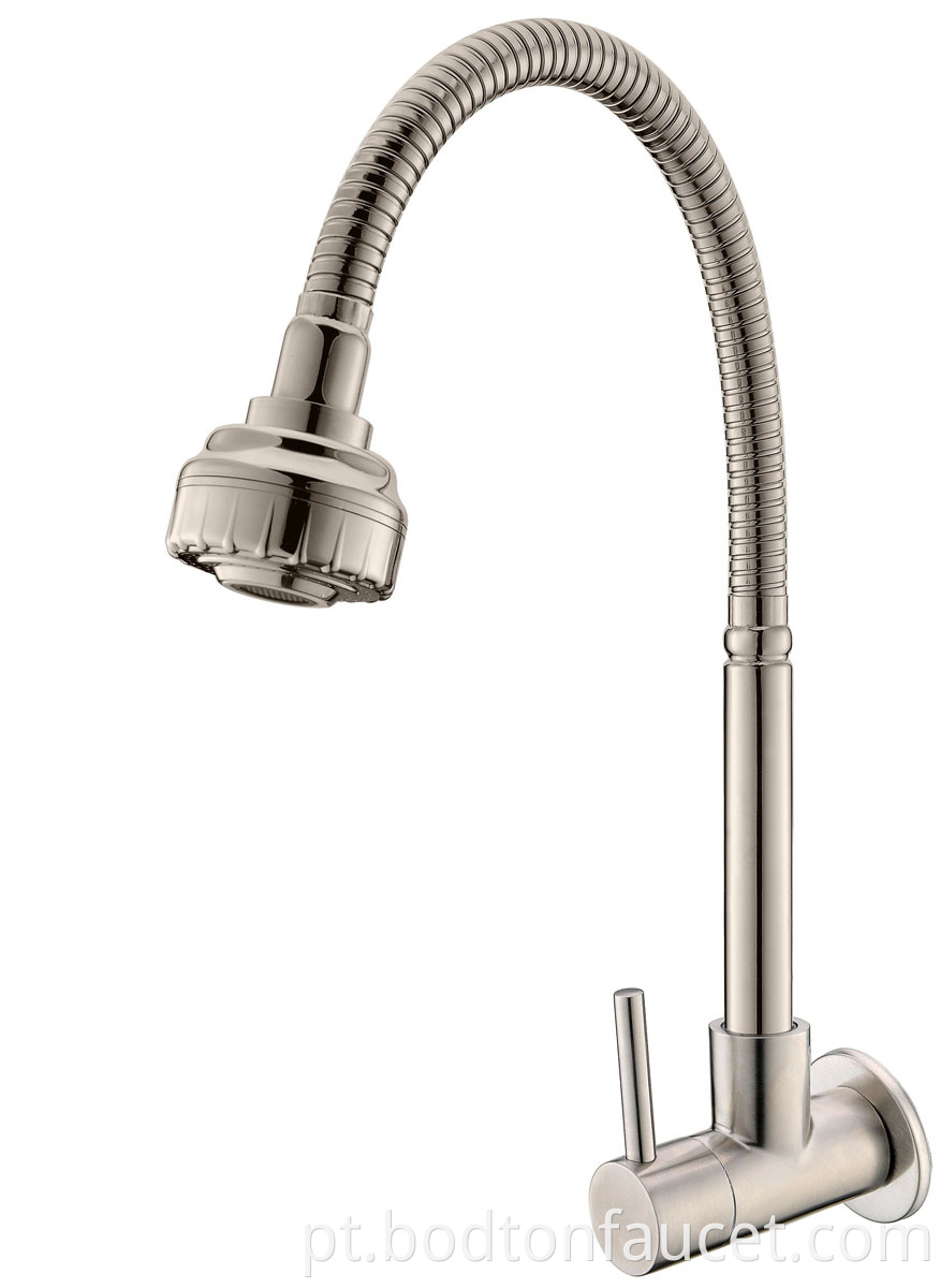 Stainless steel faucet for kitchen sink